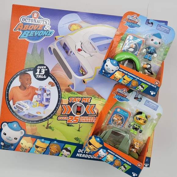 Octonauts Above & Beyond, Octoray 13 inch Transforming Playset with Captain - Picture 6 of 7